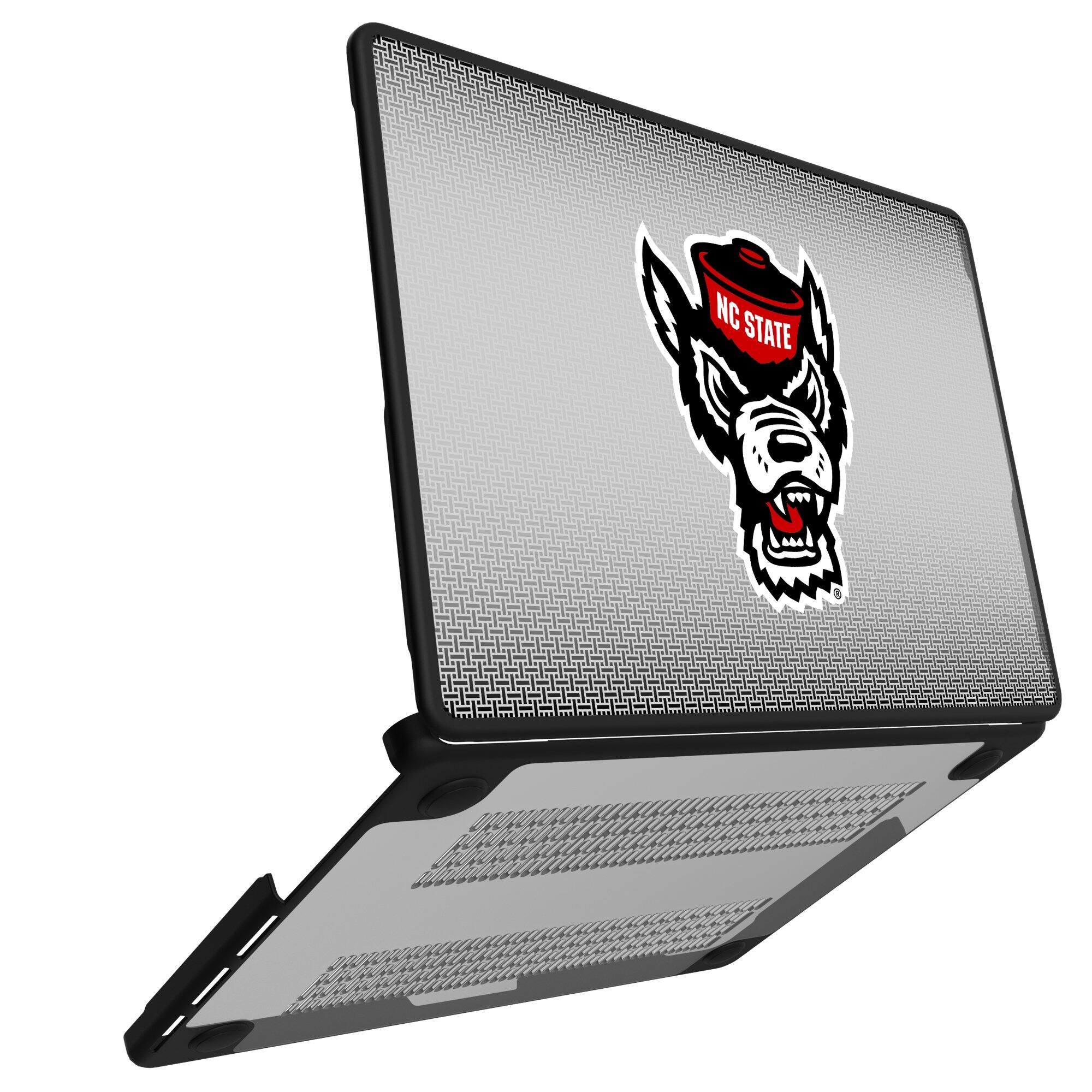 Alt View 1. Keyscaper - NC State Wolfpack Linen MacBook Case - Air 15 in - Multicolor.