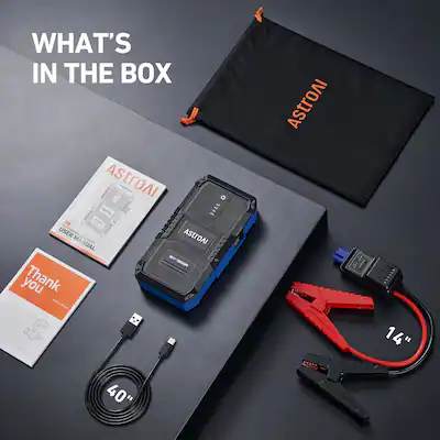 AstroAI 12V Jump Starter, 1500Amps Car Battery Charger up to 6.0L Gas/3.0L Diesel AstroAI 12V Jump Starter, 1500Amps Car Battery Charger up to 6.0L Gas/3.0L Diesel