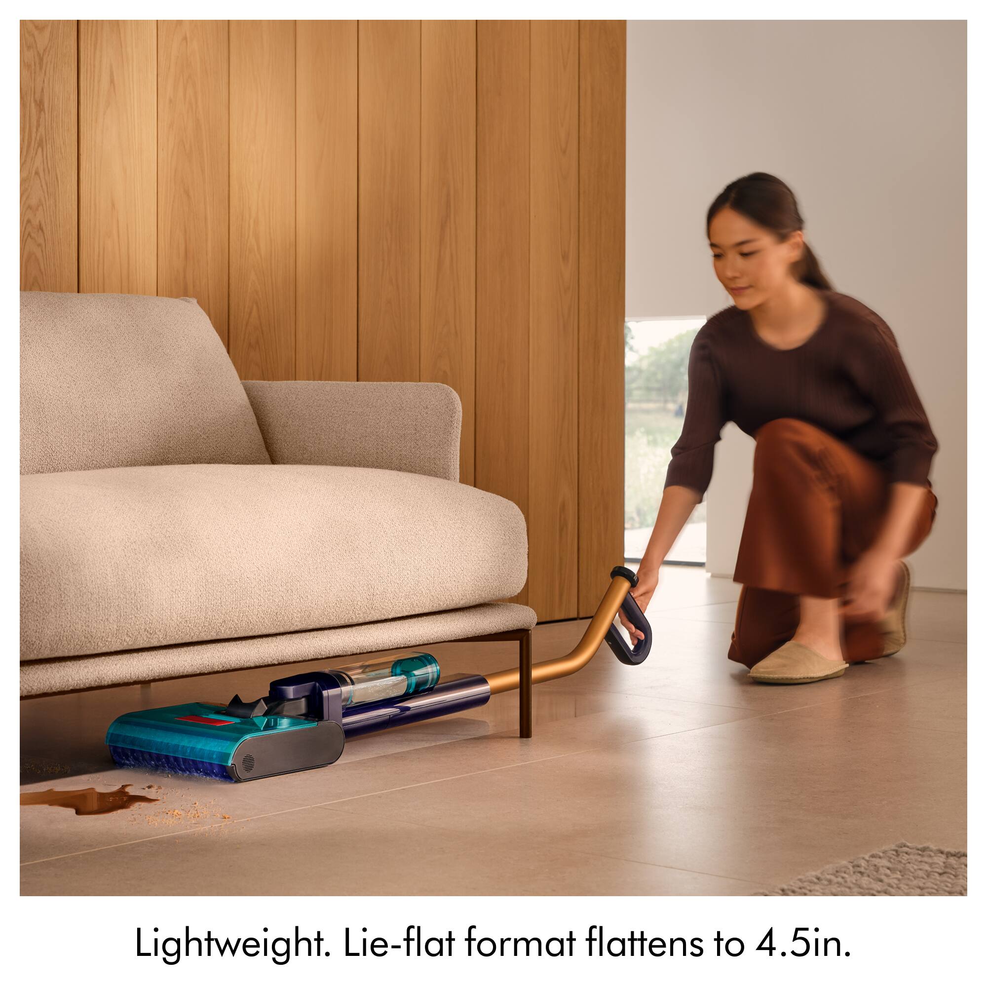Lightweight. Lie-flat format flattens to 4.5in.