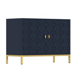 Boyel Living - Freestanding Storage Cabinet 2-Door Accent Cabinet - Navy