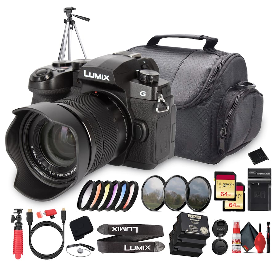 Bundle Panasonic Lumix G97 Camera + 12–60mm Lens | 20MP, 4K, Stabilized ...