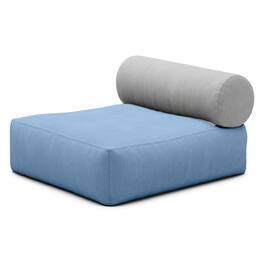 Jaxx - Tybee Large Outdoor Lounge w/ Bolster - Sunbrella - Ocean
