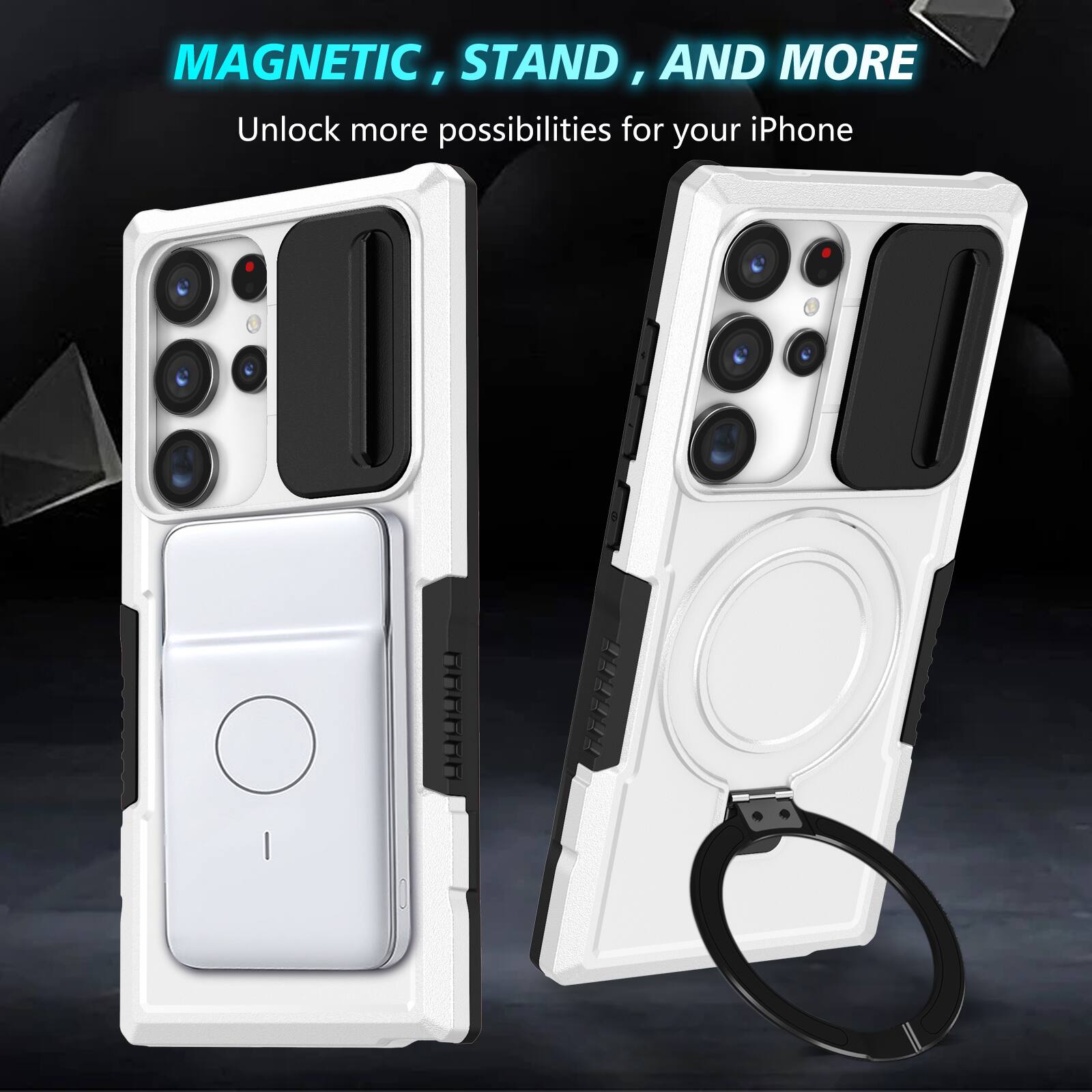 MAGNETIC, STAND, AND MORE  
Unlock more possibilities for your iPhone