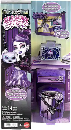Mattel - Collectible - Monster High Self-Scare Secrets Spectra Vondergeist Fashion Doll & Accessories - COLLECTIBLES - Multicolor