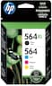 HP - 564XL/564 Multipack Ink Cartridges, 4/Pack (N9H60FN#140) - Black|Cyan|Magenta|Yellow