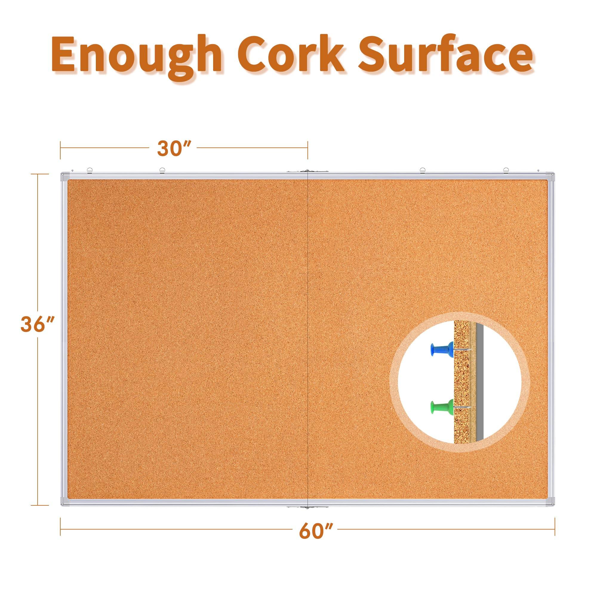 Enough Cork Surface  
30" x 36" x 60"