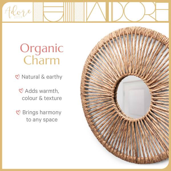 Adore DECOB Organic Charm  
Natural & earthy  
Adds warmth, colour & texture  
Brings harmony to any space
