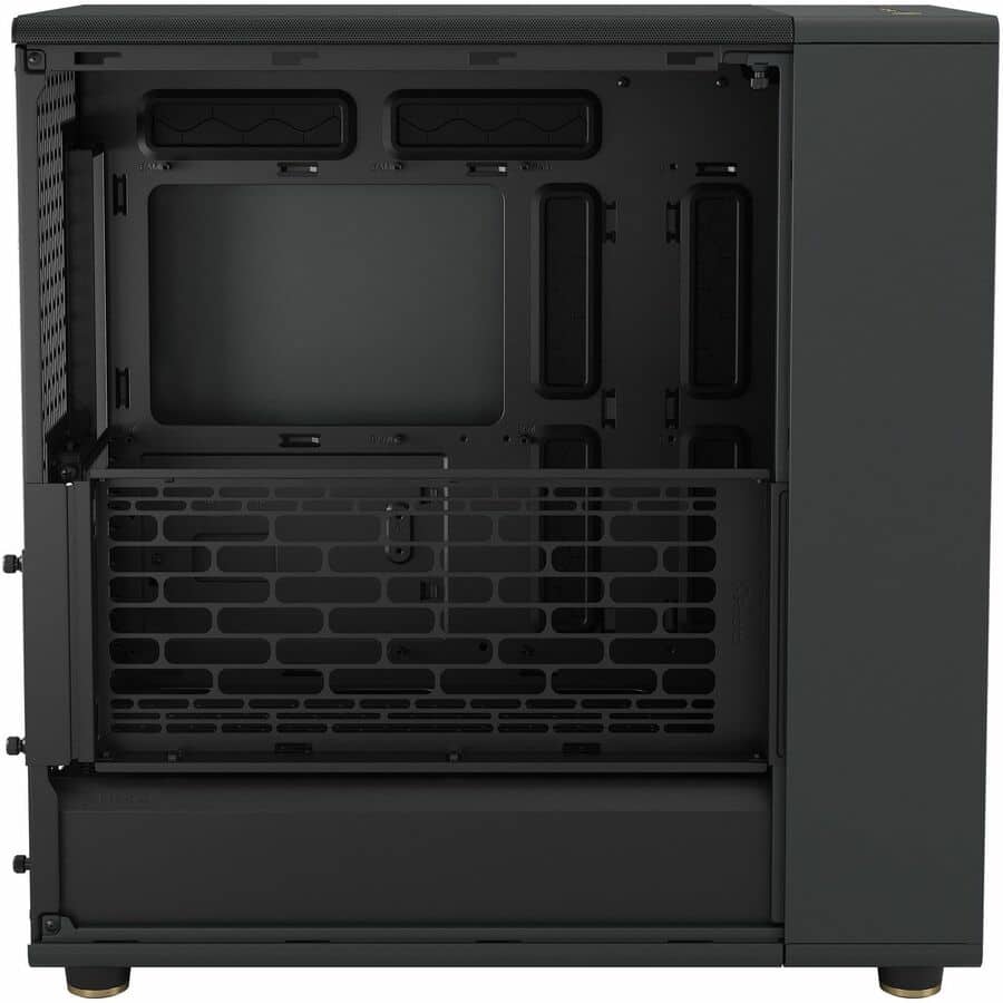 Fractal Design North XL Charcoal Black Tempered Glass, Steel, Wood