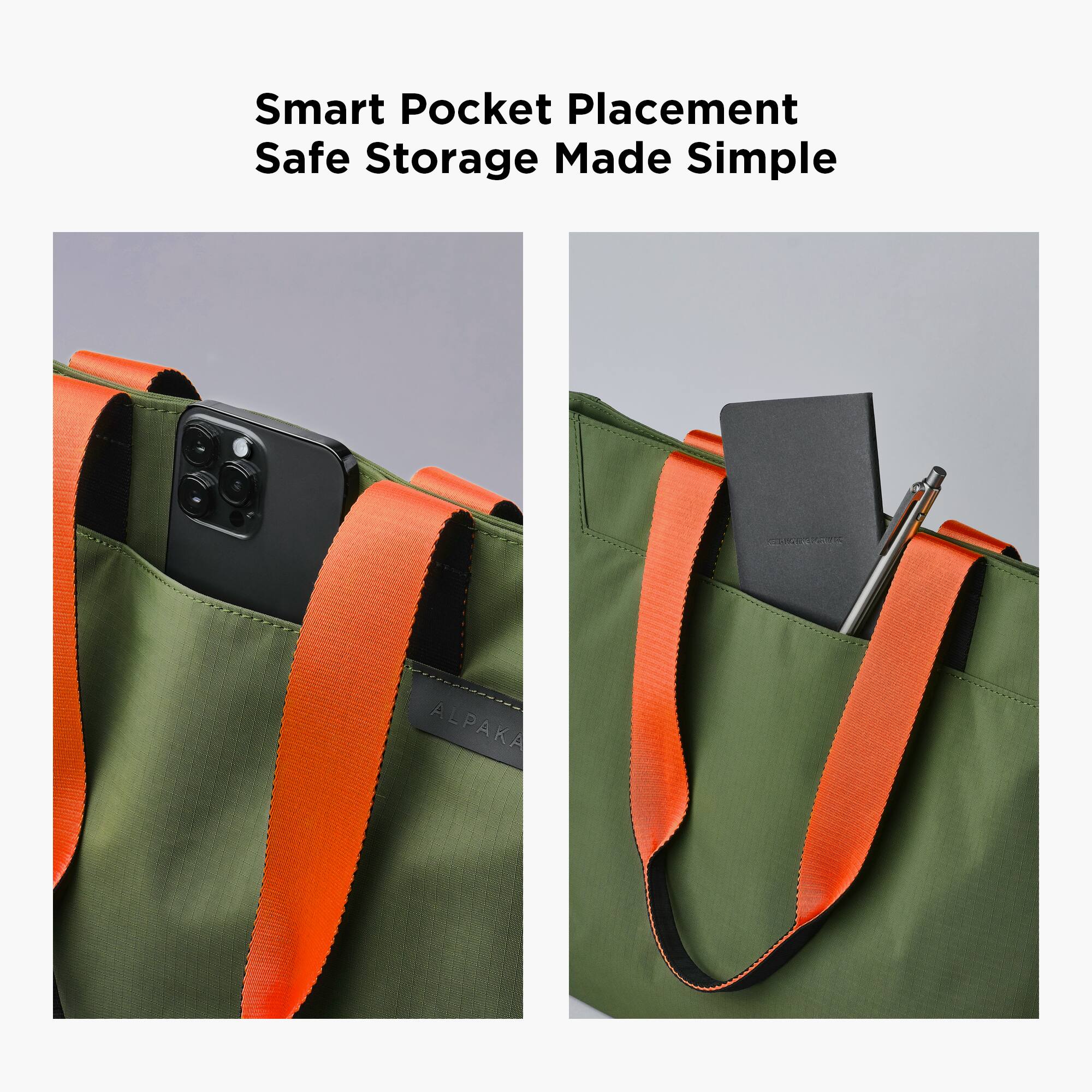 Smart Pocket Placement  
Safe Storage Made Simple