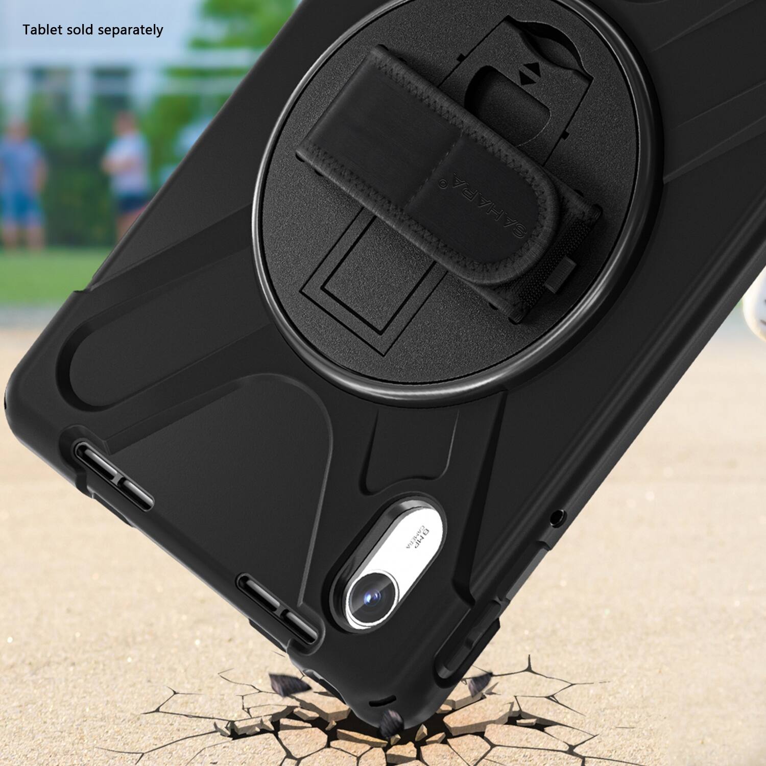 Tablet sold separately.