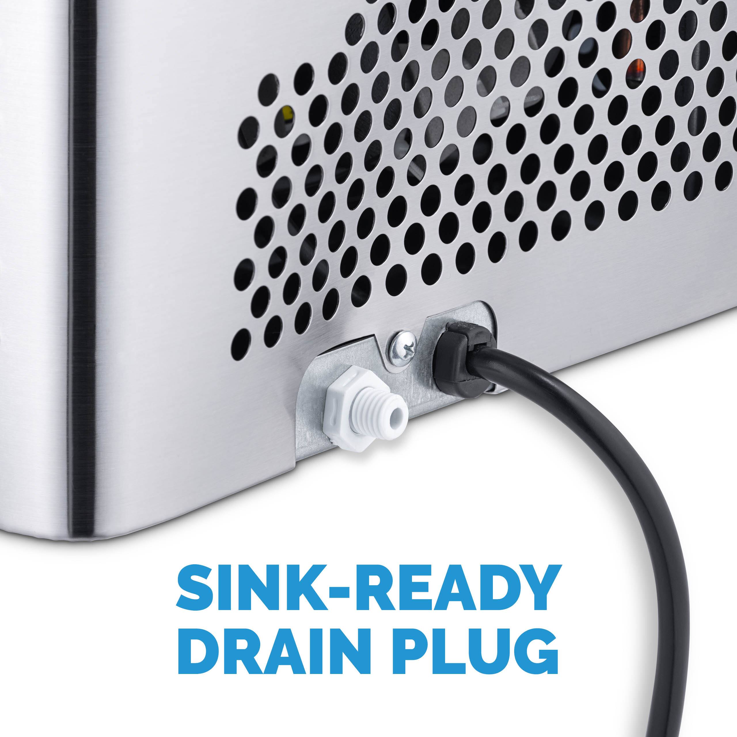 Sink-ready drain plug