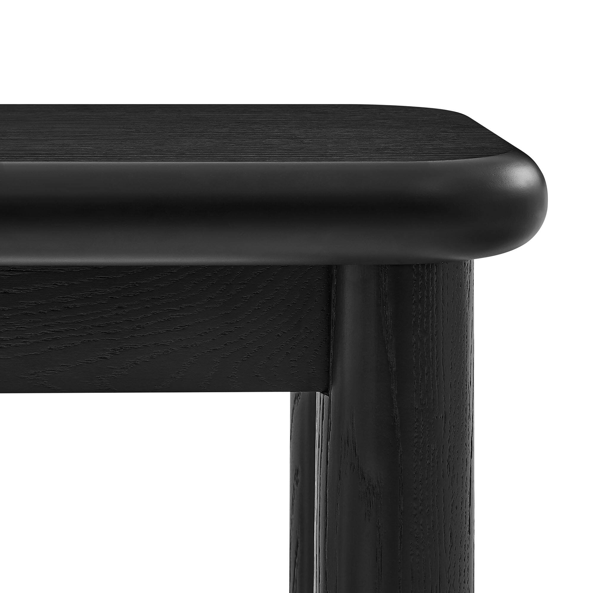 Alt View 5. Modway - Alvia Oak Wood Console Table by Modway - Black.