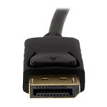 Front Zoom. StarTech.com - 6' DisplayPort Cable - Black.