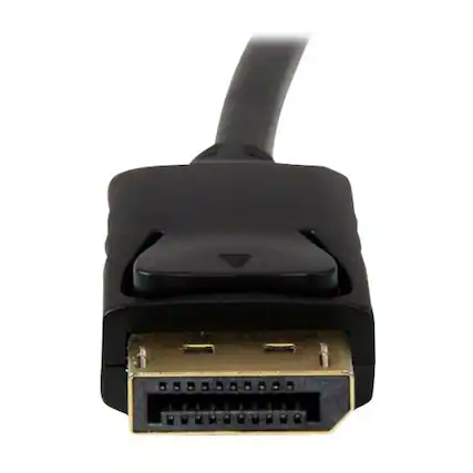 Front. StarTech.com - 6' DisplayPort Cable - Black.