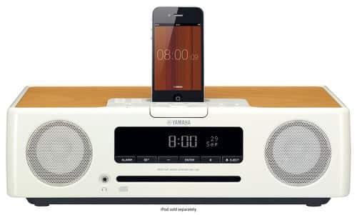 Front Standard. Yamaha - 30W Desktop Audio System - White.