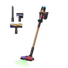 Front. Dyson - V16 Piston Animal Cordless Vacuum - Black / Bright Copper Manifold.