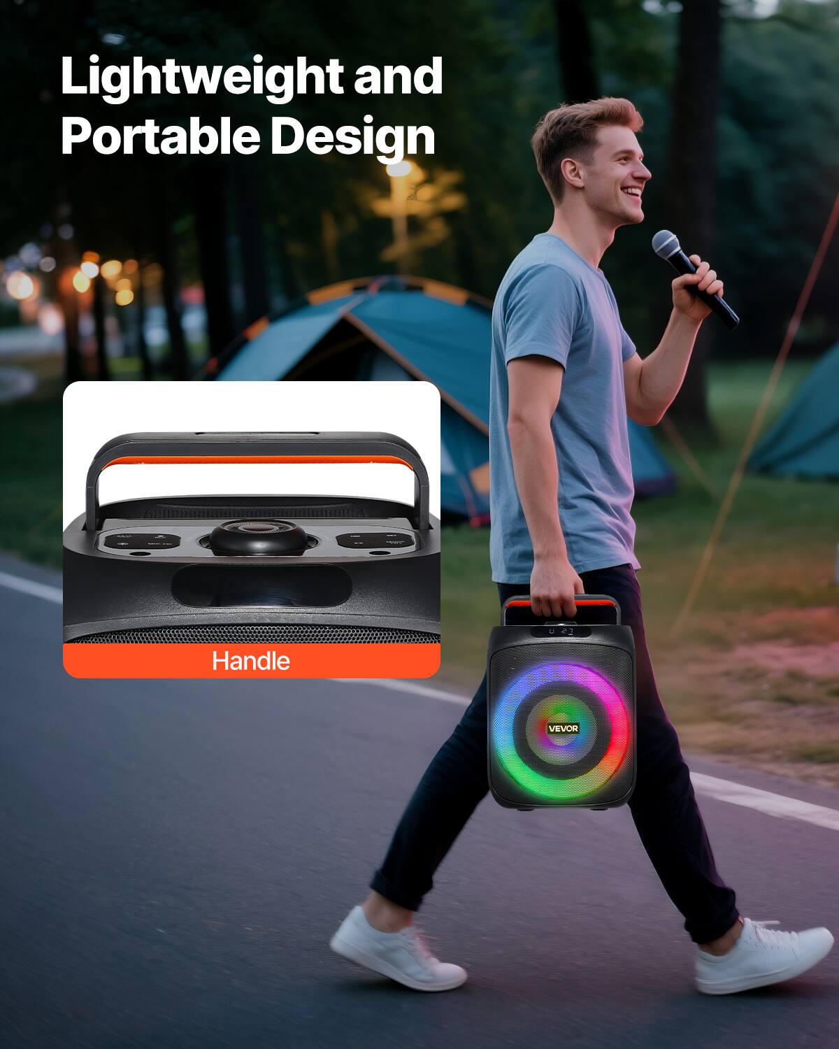 Lightweight and Portable Design

- Handle

VEVOR