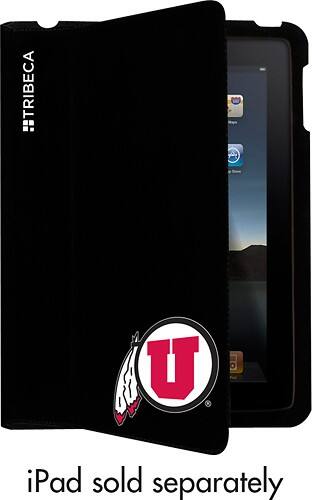 Front Standard. Tribeca - Utah Deluxe Folio Case for Apple® iPad® 2 - Black.
