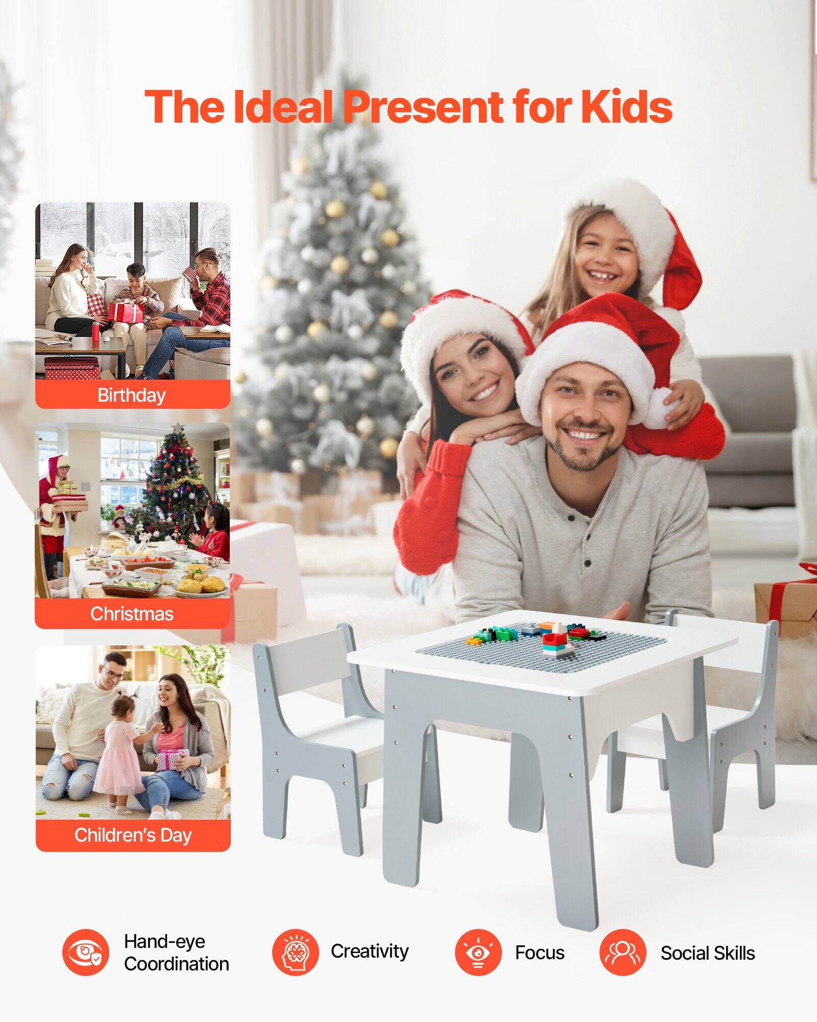 The Ideal Present for Kids

- Birthday
- Christmas
- Children's Day

Hand-eye Coordination
Creativity
Focus
Social Skills