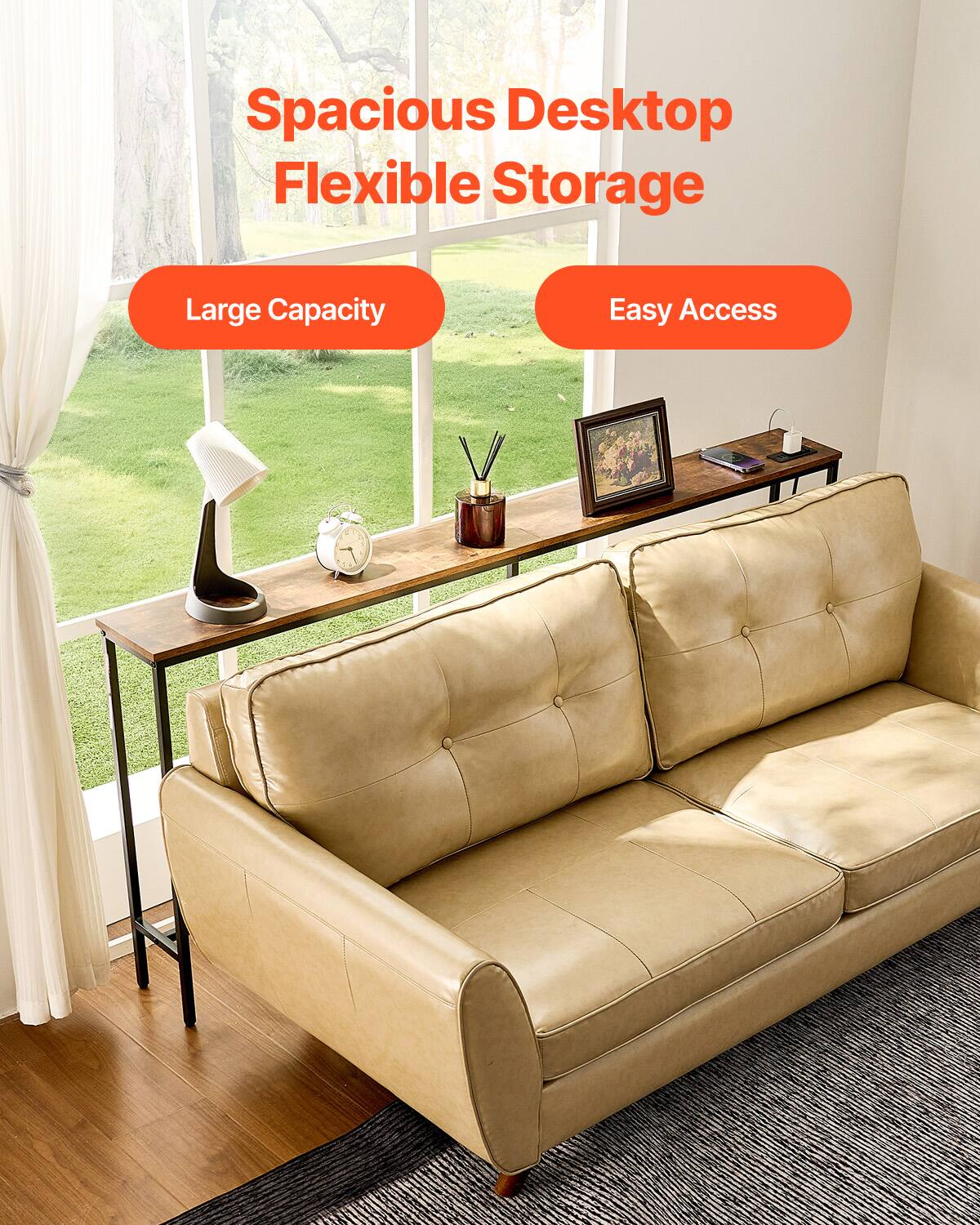 Spacious Desktop  
Flexible Storage  

Large Capacity  
Easy Access