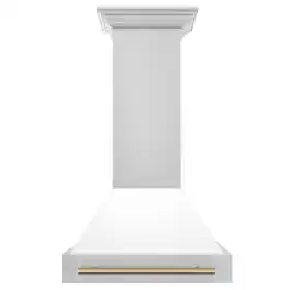 ZLINE Autograph Edition - 30 inches - Externally Vented - Wall Range Hood - Stainless Steel