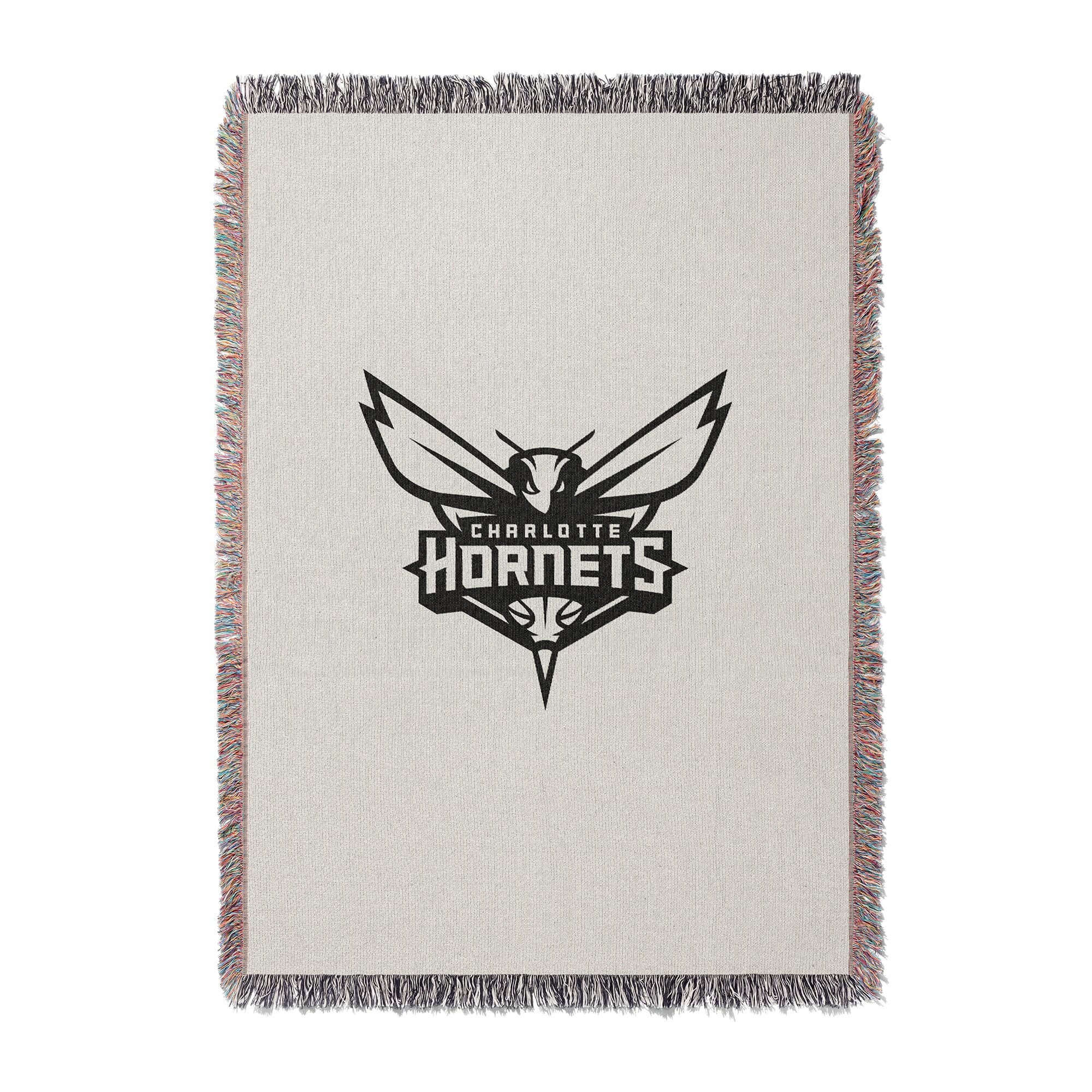 Chad & Jake - Charlotte Hornets Woven Blanket - White
