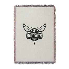Chad & Jake - Charlotte Hornets Woven Blanket - White