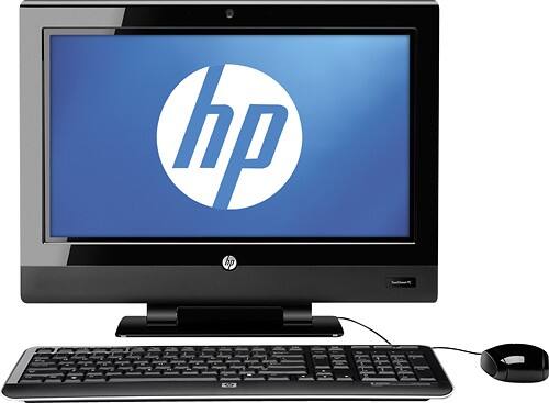 Front Standard. HP - Factory-Refurbished All-In-One Computer / AMD Athlon™ II Processor / 20" Display / 4GB Memory / 750GB Hard Drive.