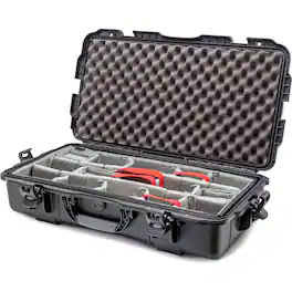NANUK - 980 Waterproof Hard Case with Padded Divider, Black
