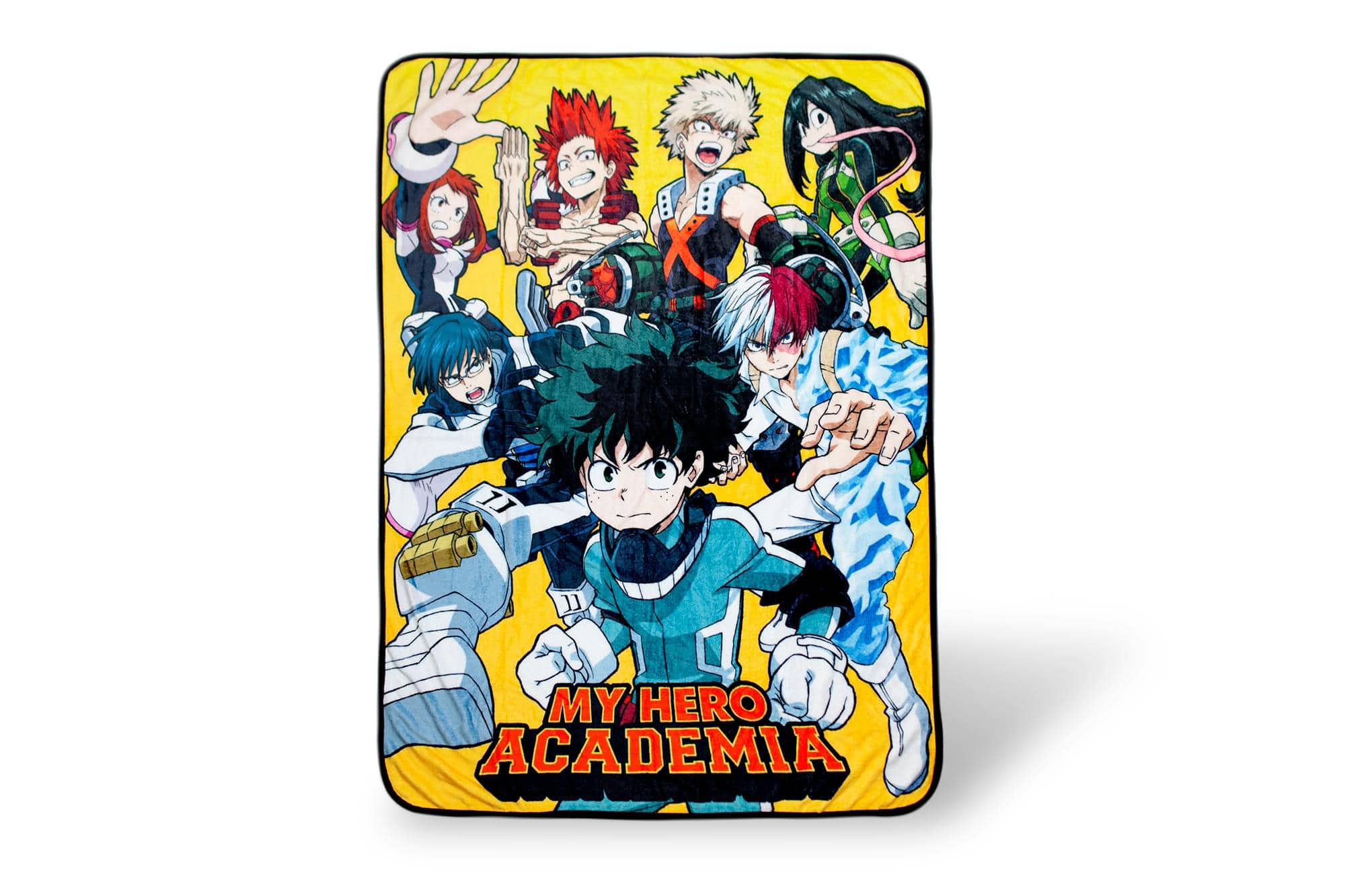 Just Funky - My Hero Academia Superheroes Lightweight Fleece Throw Blanket | 45 x 60 Inches - Multi-Color