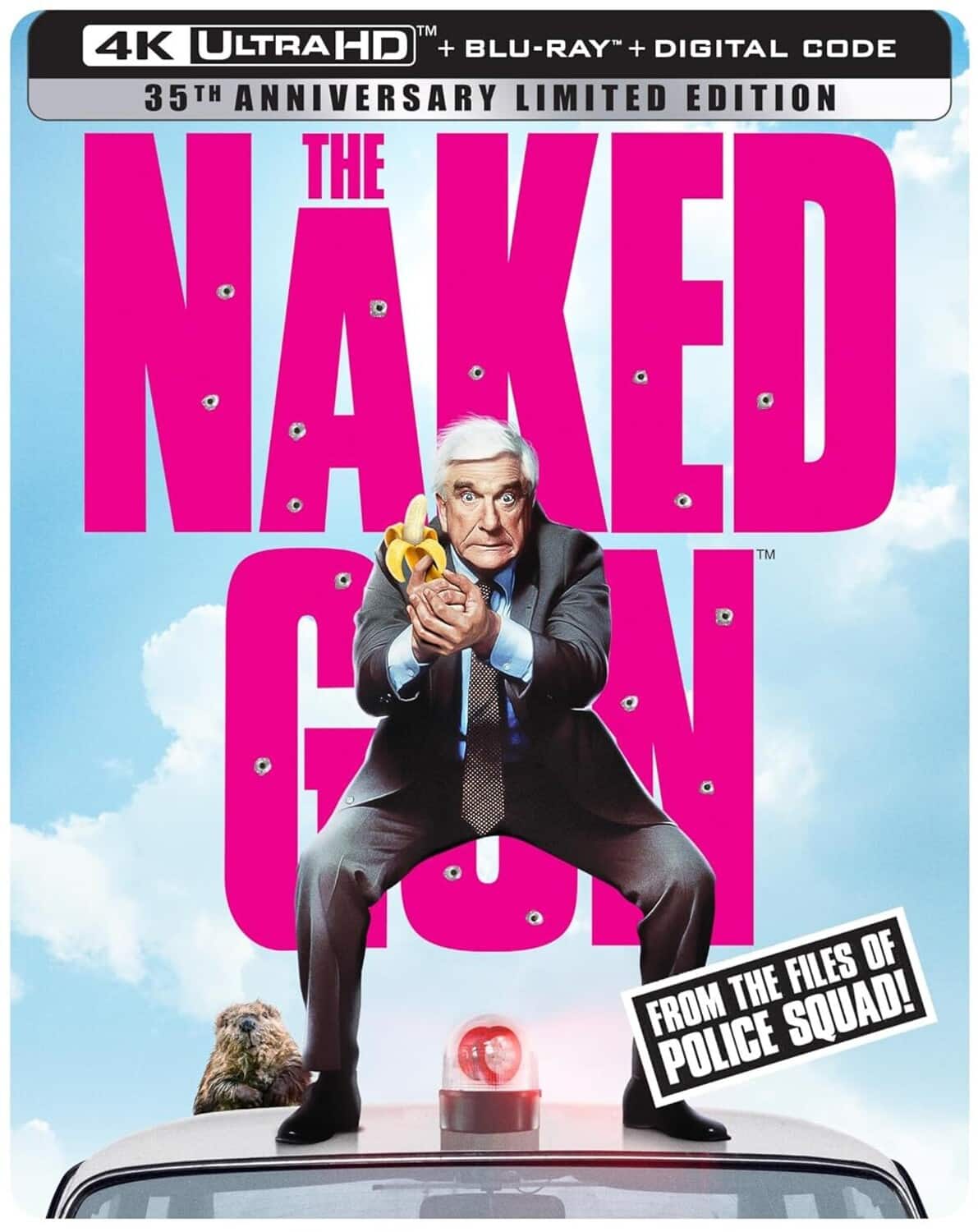 Front. The Naked Gun: From the Files of Police Squad! (Steelbook)   - 4K Blu-Ray.