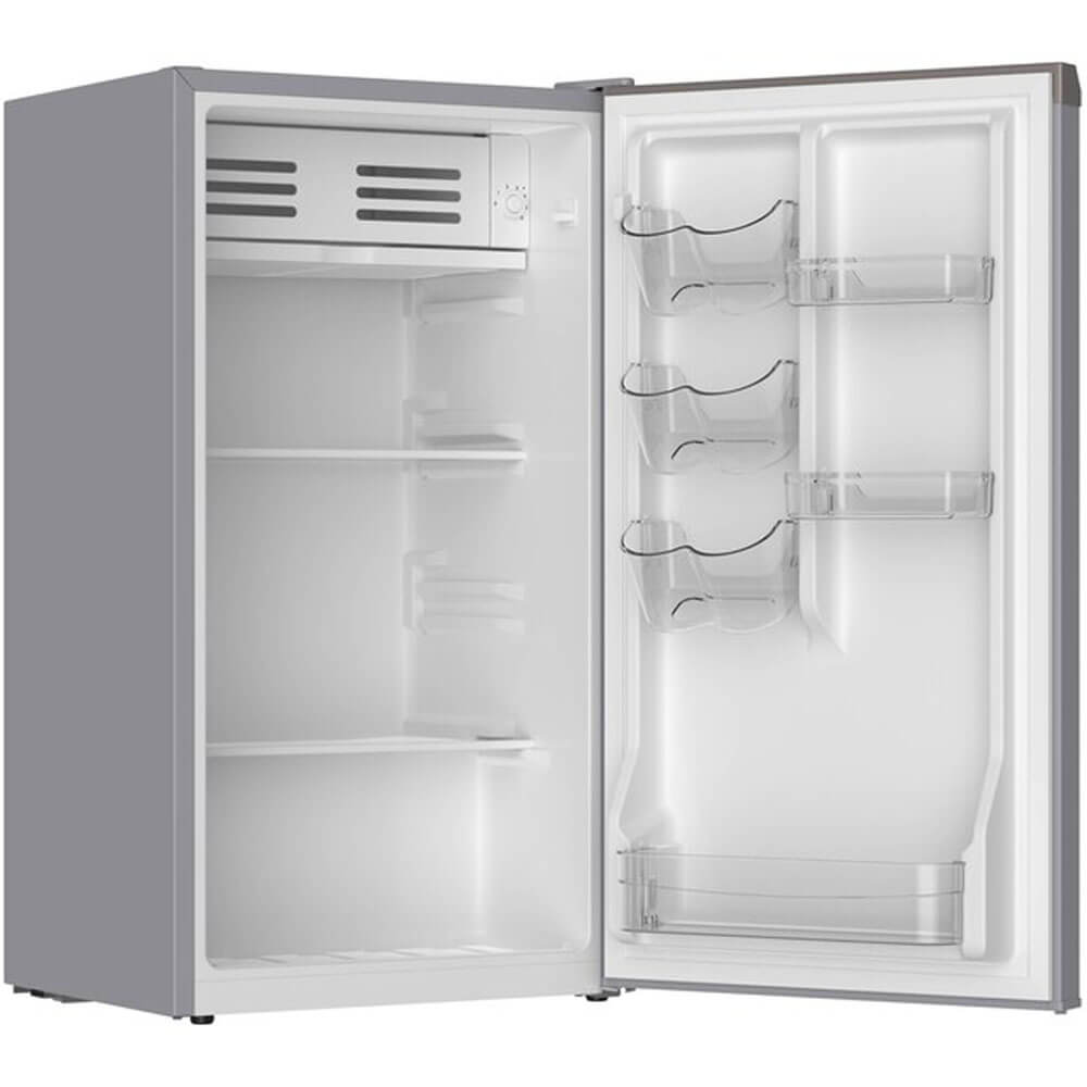 Alt View 2. Frigidaire - Frigidaire EFR395PEWTER 3.2 Cu. Ft. Gray Compact Refrigerator - Pewter.