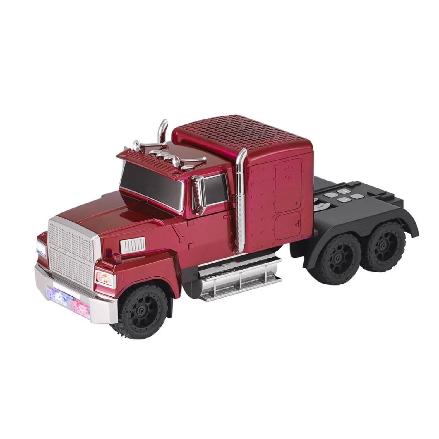 Front. Stock Preferred - Car Truck Portable Bluetooth Speaker Red.