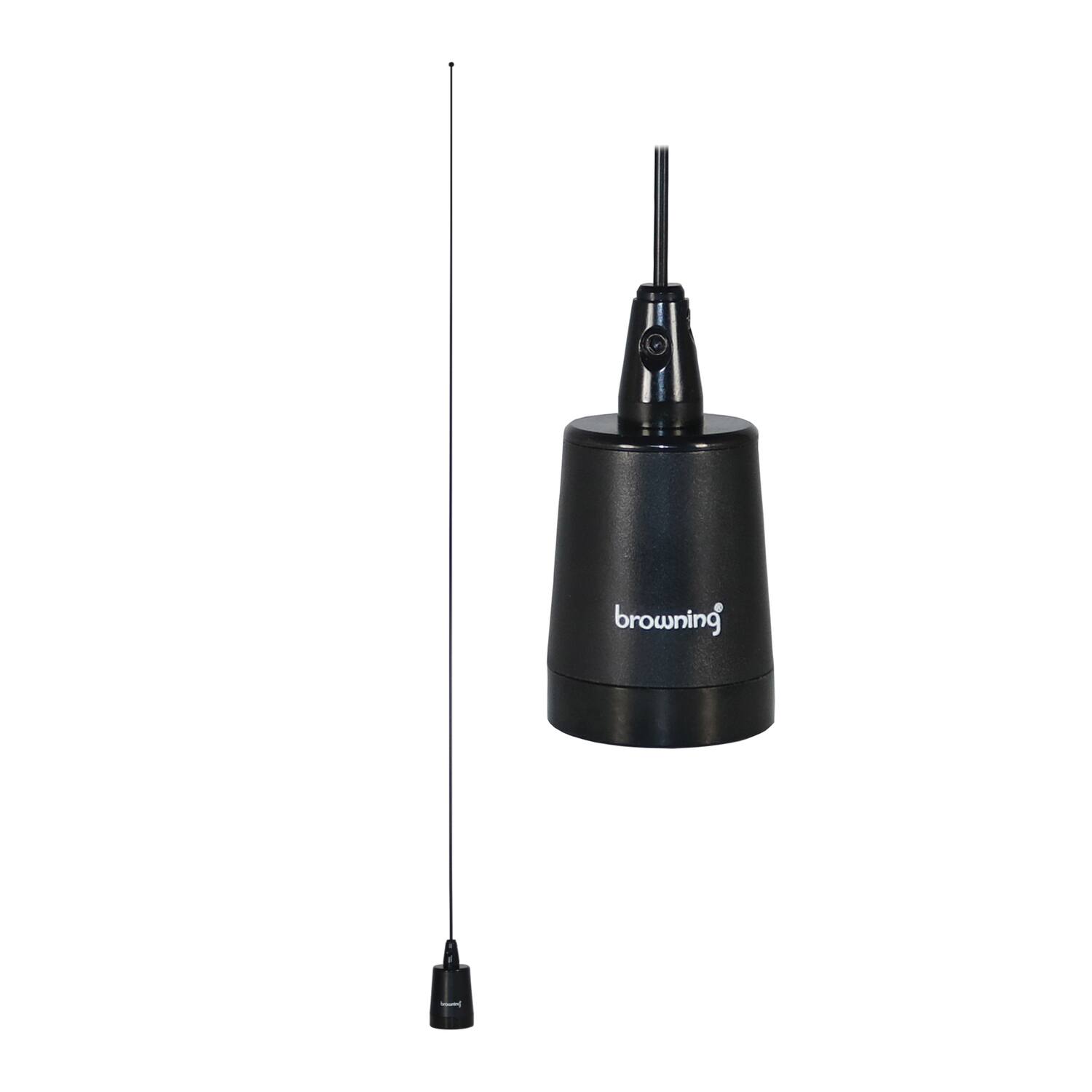 Front. Browning - Browning Br-158-b 200-watt Pretuned Wide-band 144 Mhz To 174 Mhz 2.4-dbd-gain Vhf Black Antenna With Nmo Mounting - Black.