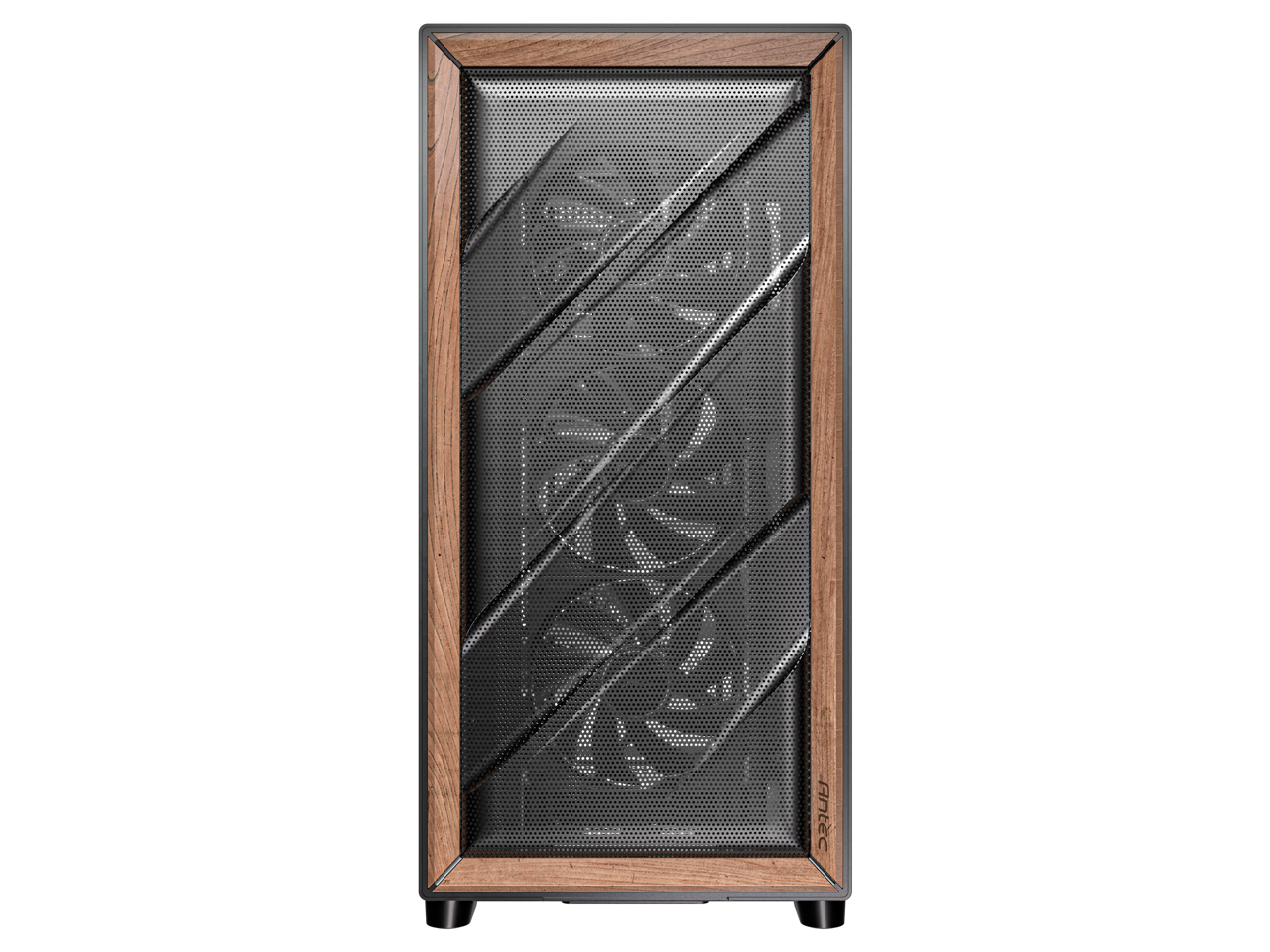 Antec Flux SE Silent Case, Sound Dampened, Walnut Front, 5 PWM