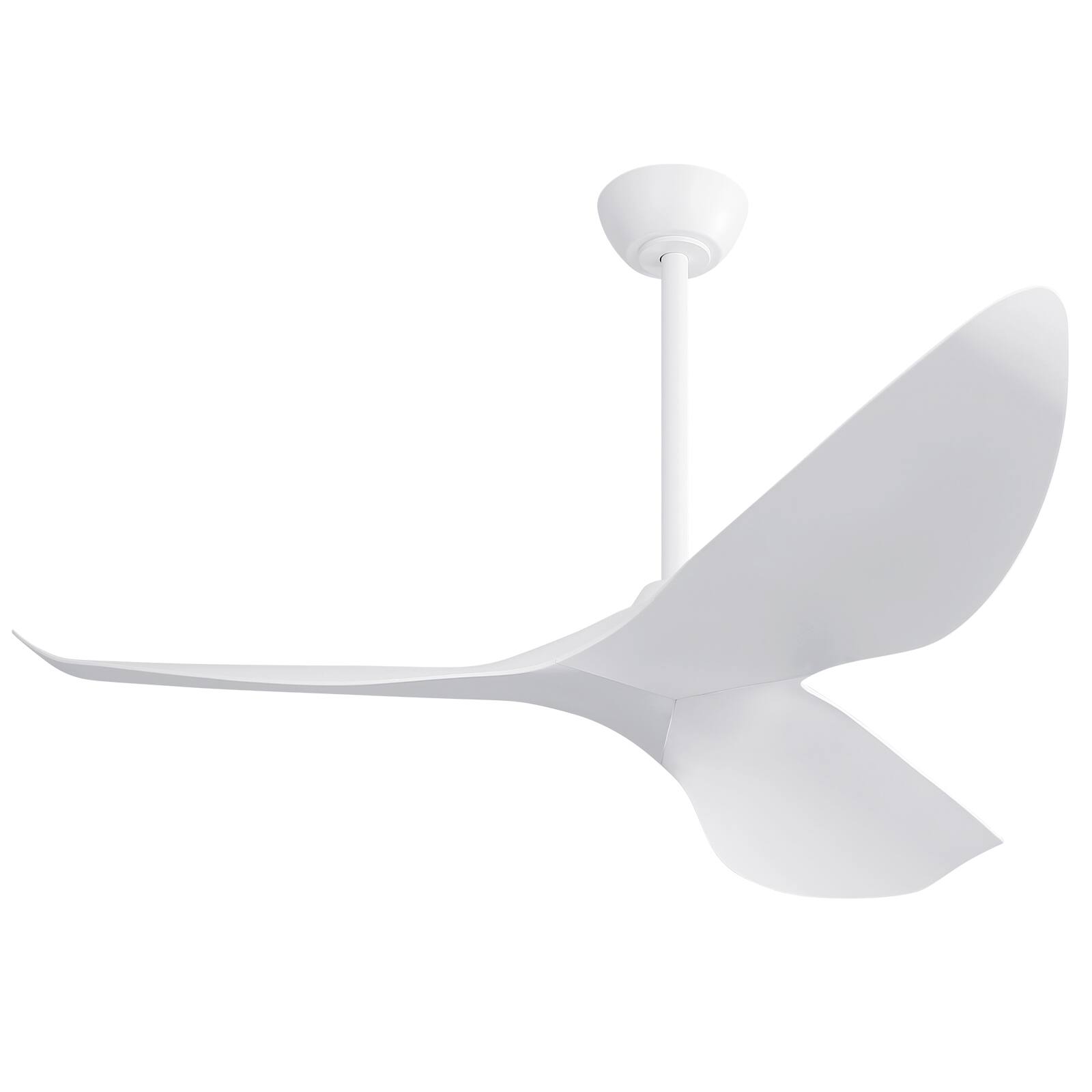 Alt View 5. Sofucor - 38 inch Ceiling Fans with Remote Control 6 Speed Indoor Outdoor Carved Blades Ceiling Fan for Bedroom Farmhouse Patio - White.