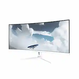 Arozzi - – Nova 34" Curved VA UWQHD 165Hz Gaming Monitor – - White