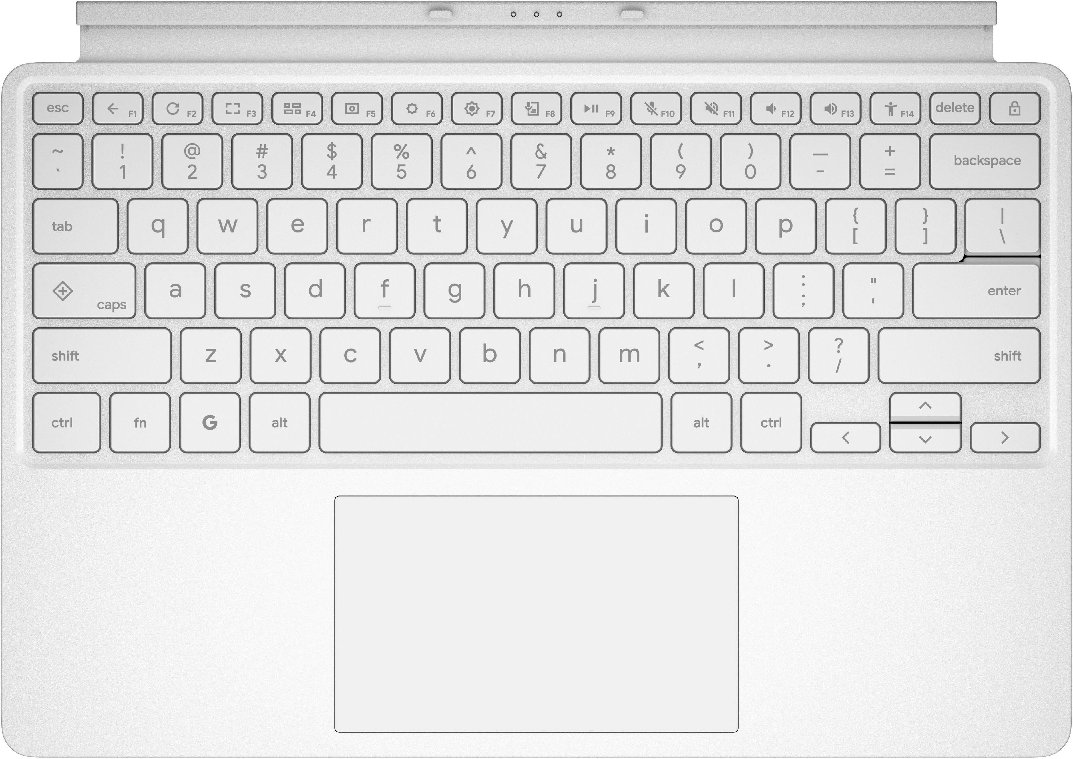 esc F1 F2 F3 F4 F5 F6 F7 F8 F9 F10 F11 F12 delete . ! 1 @ 2 # 3 $ 4 % 5 ^ 6 & 7 * 8 ( 9 ) 0 - e + = backspace tab q W e r t y u i O p { [ } ] | / caps a S d f g h j k l : " I enter shift Z X C V b n m , ? / shift ctrl fn G alt alt ctrl