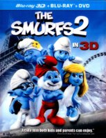 The Smurfs 2 in 3D [3 Discs] [Includes Digital Copy] [3D] [Blu-ray/DVD] [Blu-ray/Blu-ray 3D/DVD] [2013] - Front_Original