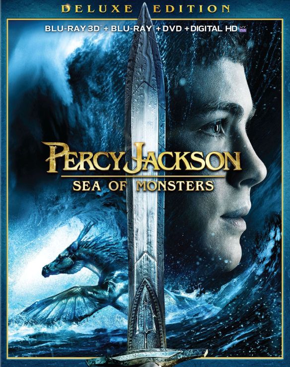  Percy Jackson: Sea of Monsters [3 Discs] [Includes Digital Copy] [UltraViolet] [3D] [Blu-ray/DVD] [Blu-ray/Blu-ray 3D/DVD] [2013]
