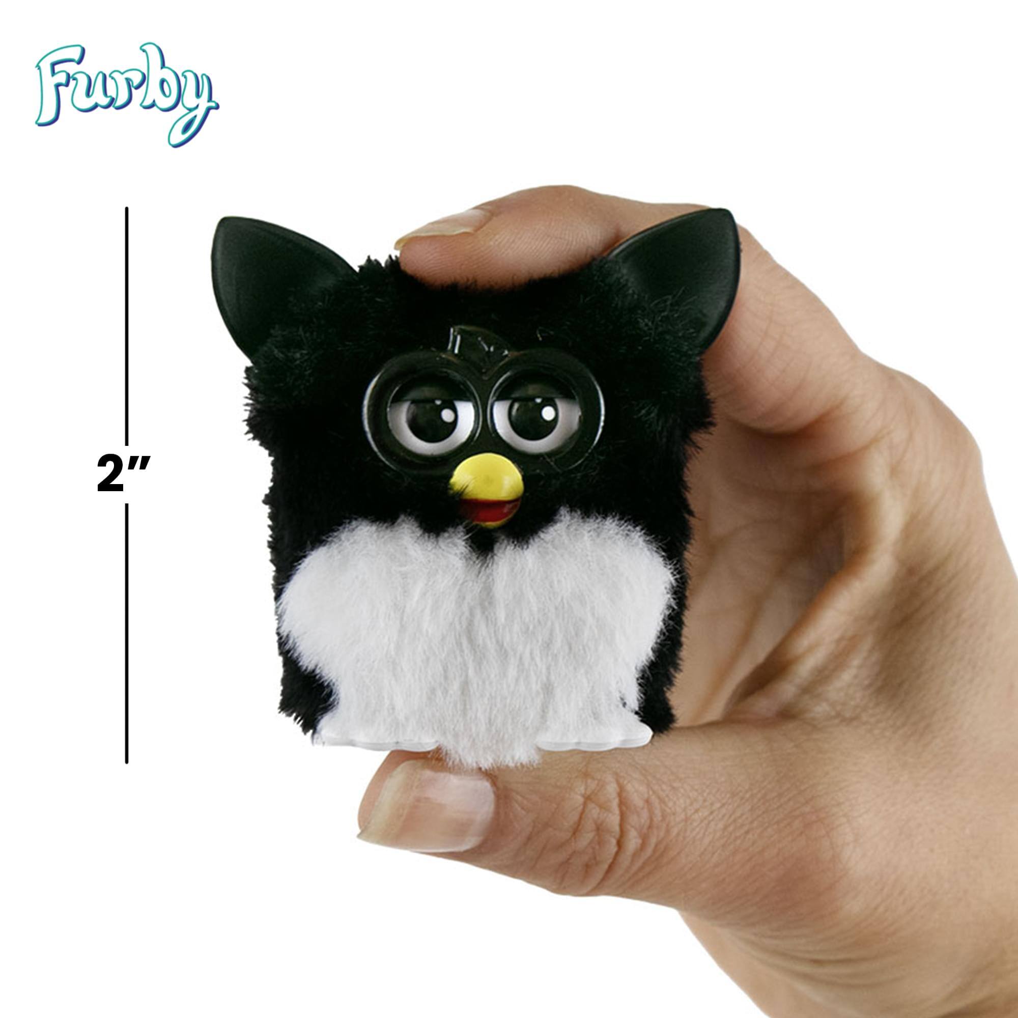 Alt View 1. Super Impulse - World's Smallest Furby | Black and White - Black.