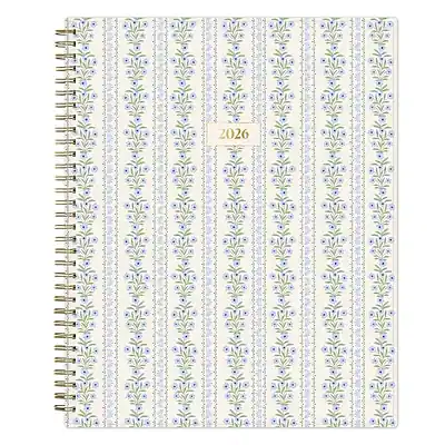 Front. Blue Sky - 2026 Blue Sky The Everygirl Meena 8.5" x 11" Calendar Year Weekly & Monthly Planner, Plastic Cover, Multicolored - Multicolored.