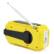 Alt View 3. Emerson - Emergency AM / FM Radio with Weather Band and Power Bank - Yellow.