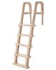 Front. VEVOR - Swimming Pool Ladder, Inclined 5-Step Double Handrails Stair, Non-slip Wide Step, 300 lbs Load Capacity - Taupe.