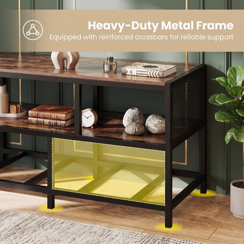 Heavy-Duty Metal Frame  
Equipped with reinforced crossbars for reliable support