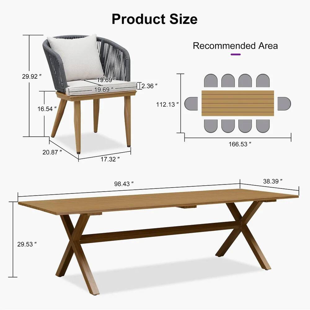 Product Size  
Recommended Area  

29.92"  
19.69"  
19.69"  
12.36"  
16.54"  
20.87"  
17.32"  
112.13"  
166.53"  
98.43"  
38.39"  
29.53"