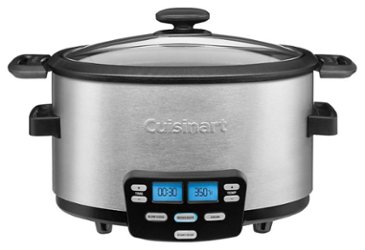 Cuisinart - Cook Central 4-Quart Multicooker - Stainless Steel - Angle_Zoom