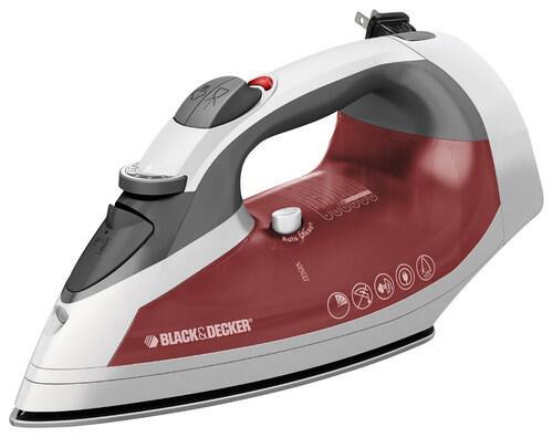 Best Buy: Black & Decker Iron Red/White ICR07X