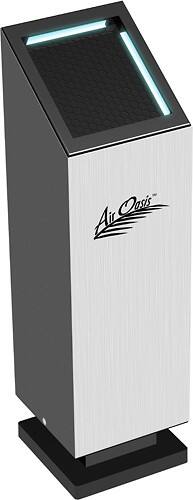 Alt View 11. Air Oasis - Residential Air Sanifier Purifier - Silver.