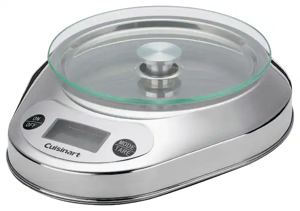 Angle. Cuisinart - PrecisionChef Digital Kitchen Scale - Stainless-Steel.